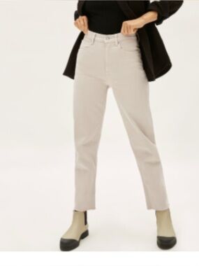 Everlane The Way High Light Beige High-Rise Jeans